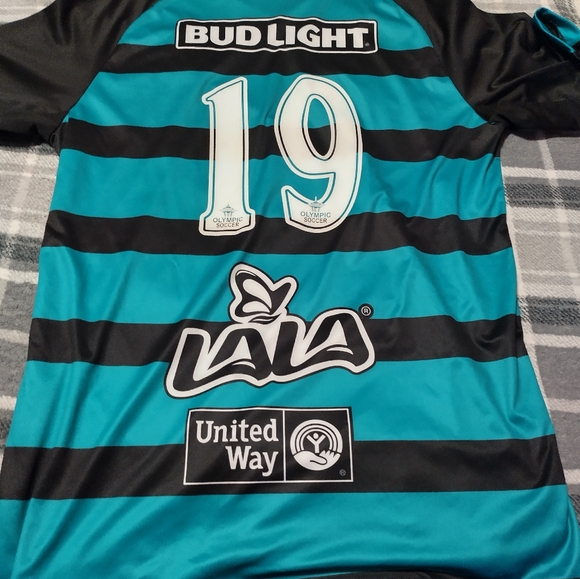 Santos Laguna Olympic Soccer Futbol Jersey sz XL Away Kit - Picture 2 of 2